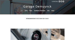 Desktop Screenshot of garagedemuynck.be